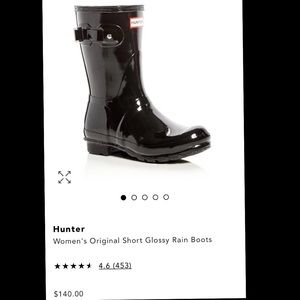 HUNTER Women’s original glossy Rain Boots